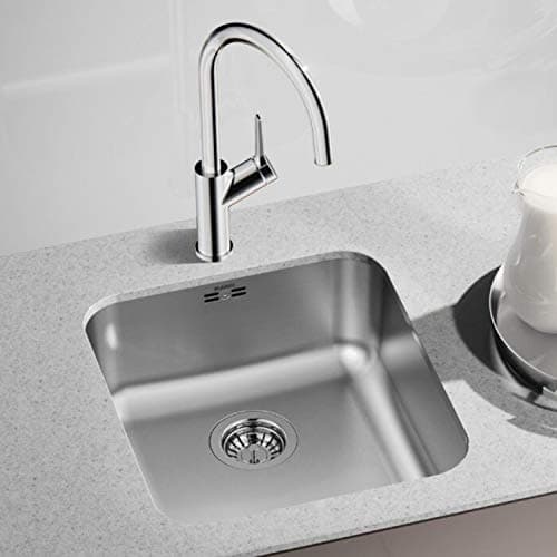 Image of Single Bowl Undermount Chrome Stainless Steel Kitchen Sink - Supra 450-U