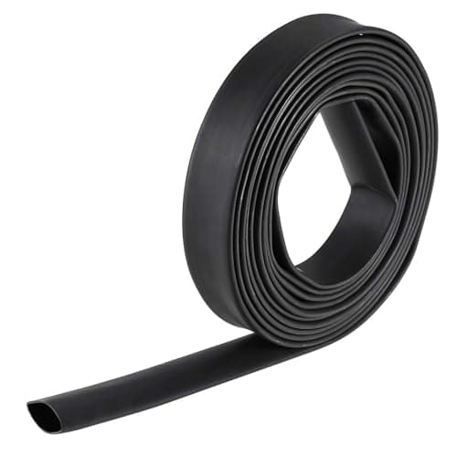 Image of TOP-VIGOR 12.7mm Heat Shrink Tubing, 3M Length Heat Shrink Sleeving, 3:1 Ratio Adhesive-Lined Heat Shrink Tube for Electrical Insulation, Repairs, Wrap Cable, Wire Connectors, Black