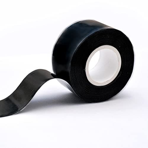 Image of LastFix Silicone Repair 3meters x 25mm Tape Self Fusing Sealing Pipe Hose Leak Repair & Electrical Insulation (Black)