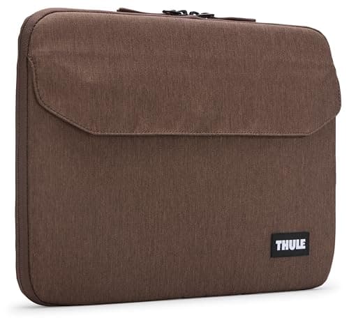 Image of Thule Lithos Laptop Sleeve, Fits 14" MacBook Air, Soft Padded Interior, Front Accessory Pocket, YKK Zippers & Durable Materials