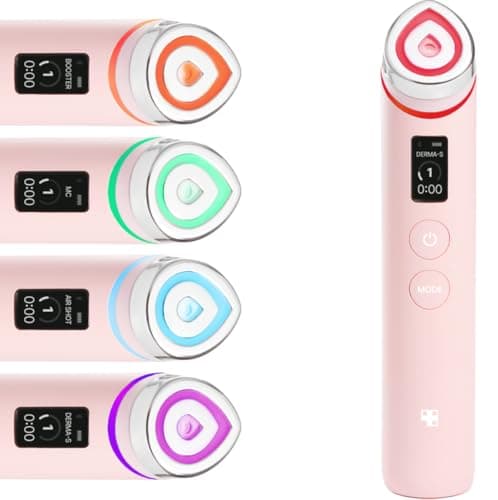 Image of Medicube Age-R Booster Pro Pink | 6-in-1 Real Glass Annealing Device | Glass Skin with Improved Absorption, Shine, Elasticity, Pore Care | LED Skin Care Device | Korean
