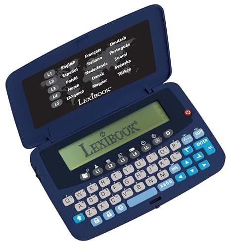 Image of LEXIBOOK, 15-Language Translator, Integrated euro converter, Battery, Purple/Black, NTL1570LXB