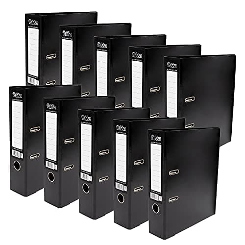 Image of Pukka Pads Brights Lever Arch A4 Black (Box of 10)