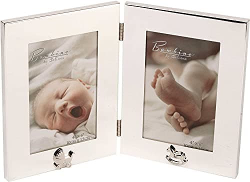 Image of Bambino by Juliana S/Plated Double P/Frame - 4" x 6"