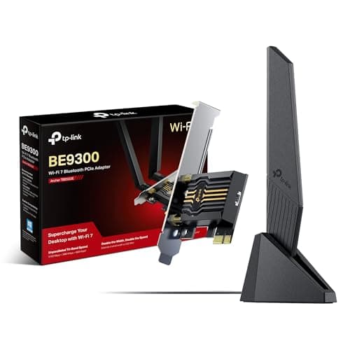Image of NEW TP-Link Archer TBE553E WiFi 7 Card BE9300 Mbps Wireless Bluetooth 5.4 PCIe wifi card, Intel WiFi 7 Chipset, Tri-band, Low-Profile Bracket, PCI Express WiFi Card for Desktop/PC Windows 10/11(64Bit)