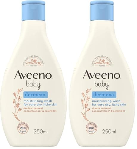 Image of Aveeno Baby Dermexa Moisturising Wash 250 ml (Pack of 2)