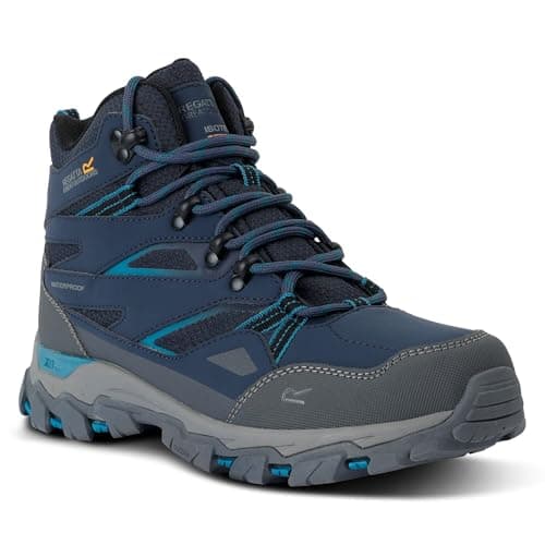 Image of Regatta Women's Holcombe III Walking Shoes Water Resistant Padded Durable Hiking Footwear