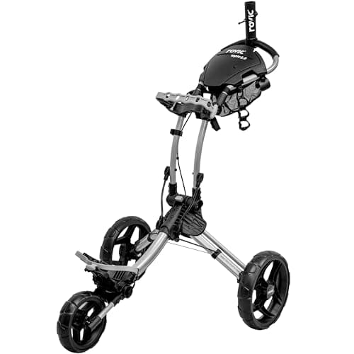 Image of Clicgear Unisex Rv1c 2.0 Golf Trolley, Silver And Black