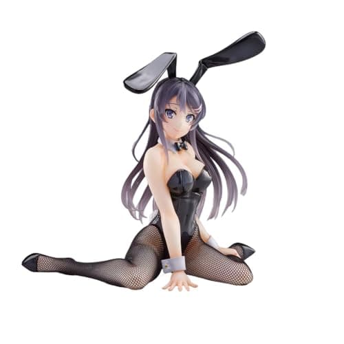 Image of Tongyundacheng Rascal Does Not Dream of Bunny Girl Senpai Anime Figure Mai Bunny PVC Action Figure 15cm Sitting Model Collectible Statue Home Decor Desktop Ornaments