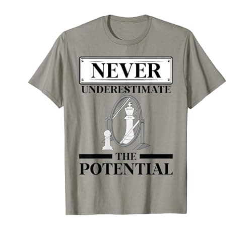 Image of Chess Player Strategy Board Game Grandmaster Sport T-Shirt, Men, Slate Grey, X-Large