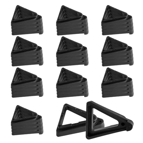 Image of 40 Pcs Plant Pot Feet for Outdoor Plant Pots, Feet for Garden Pots, Triangle Plant Pot Risers, Invisible Pot Toes Plant Feet, Flower Risers for Indoor Outdoor Garden Plant Flower Terracotta Pot Feet