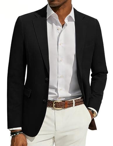 Image of PJ PAUL JONES Men's Blazers Smart Blazer Jackets Casual Business Sport Coats M Black