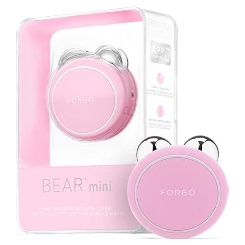 Image of Foreo Bear Mini Targeted Microcurrent Face Lifting Device - Face Massager - Face Sculpting Device - Skin tightening machine - Pearl Pink
