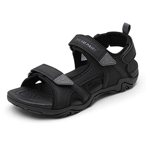 Image of DREAM PAIRS Men’s Sport Outdoor Sandals Casual Summer Athletic Beach Sandals,Size 7,Black,SDSA228M