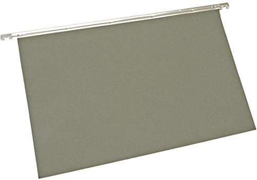Image of 5 Star Office Heavyweight Shackle Hanging Files with Labels and Staple Flap Pack of 50 Green (UK Import)