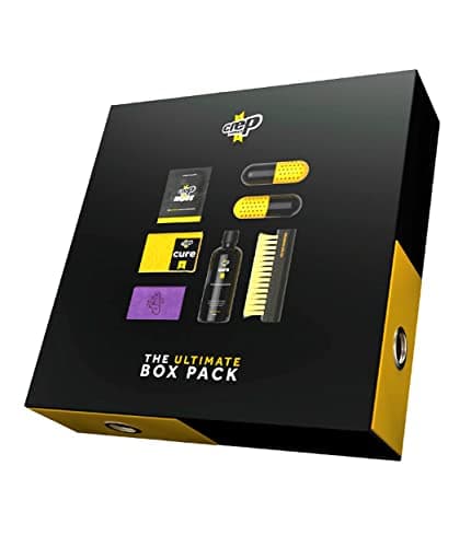 Image of Crep Protect Shoe Care Box Pack - Premium Sneaker Cleaning Kit with 6 x Sneaker Wipes, 2 x Shoe freshener Pill, Sneaker Eraser, 100ml Cleaning Solution, Microfibre Cloth & Shoe Brush