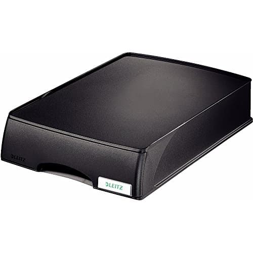 Image of Leitz A4 Letter Tray Drawer Unit, Black, Plus Range, 52100095