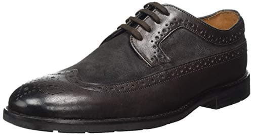Image of Clarks Men's Ronnie Limit Brogues, Brown Dark Brown Combi, 7 UK