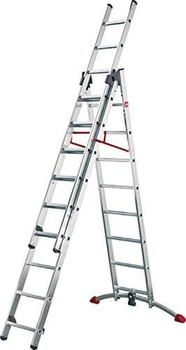 Image of Hailo Combination Ladder 3 x 12 Rungs