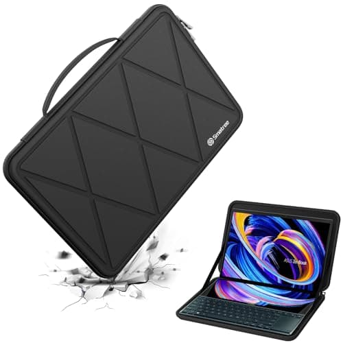 Image of Smatree Hard EVA Protective Sleeve Case Compatible for 14 inch ASUS Zenbook Duo 14 (UX482), for 14inch ASUS Vivobook Flip 14 TP470/TM420 Water-Proof Sleeve (X8251)