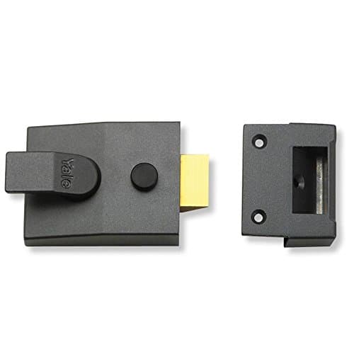 Image of Yale B-91-DMG-60 Traditional Nightlatch Case Only, Dark Metallic Finish, 60 mm Backset