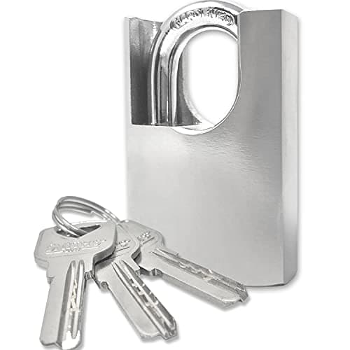 Image of Smith’s® 60mm Steel Heavy Duty Industrial Padlock (3 Keys Included) | Size: 60mm x 40mm. Shackle: 17mm | Ministry of Public Security Recommended | Outdoor & Indoor Use!