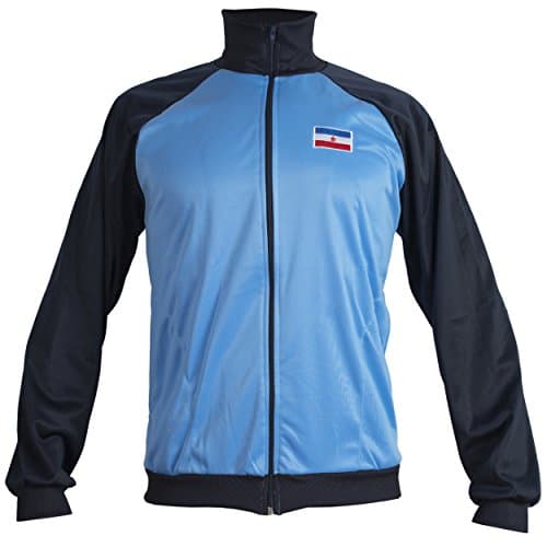 Image of JL Sport Yugoslavia 1980's Retro Vintage National Football Soccer Jacket Tracksuit Jumper Man Top - M