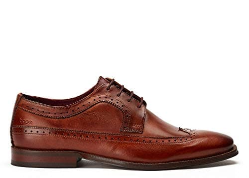 Image of Base London HAVISHAM Washed TAN Men's Brogue UK 8