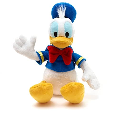 Image of Disney Store Official Donald Duck Small Soft Toy for Kids, 32cm/12”, Cuddly Character with Soft Feel Finish and Embroidered Details, Classic Sailor's Outfit - Suitable for Ages 0+