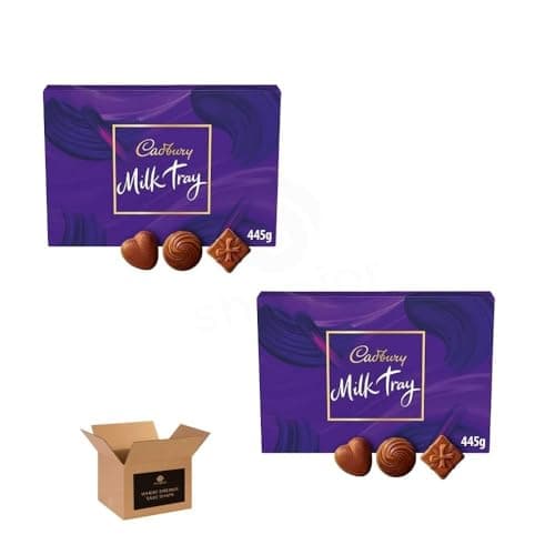 Image of Milk Tray Chocolate Box – Luxury Assorted Milk Chocolates Gift Set for Birthdays, Christmas, Anniversaries, Valentine’s, Thank You Gifts & Special Occasions | Classic 445g (Pack 2)