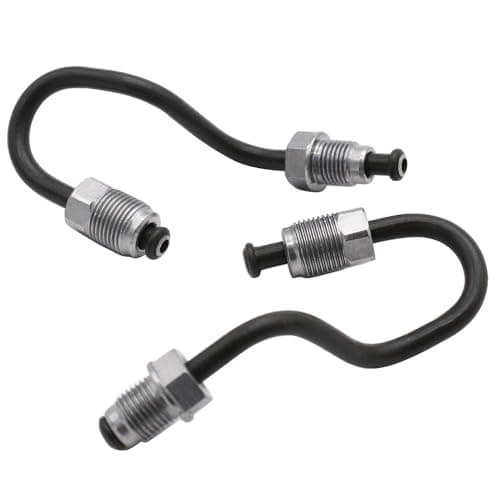 Image of 1 Pair Rear Brake Pipes Car Brake Hoses Line Pipe 1K0611763E 1K0611763F 1K0611764L 1K0611764M Compatible with VW Golf Mk5 Mk6 Audi A3 TT Touran