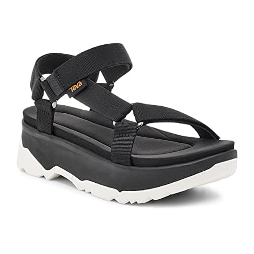 Image of Teva Women's Jadito Universal Sandals, Black/White, 6 UK