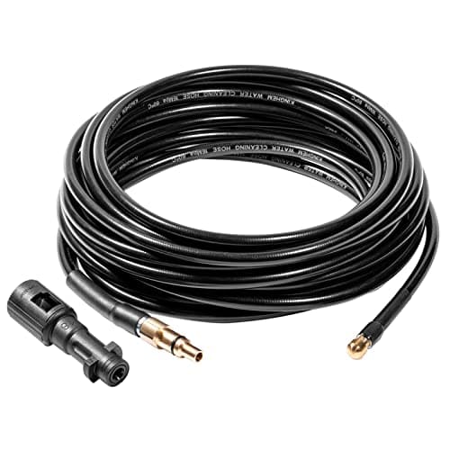 Image of YUET 15M Drain Pipe Cleaning Hose with Adapter,Flexible Tube Unblocker and Drain Kit for Karcher High Pressure Washers Washer Sewer Jetter Replacement,Cleaner Kit Kärcher K-Series and LAVOR