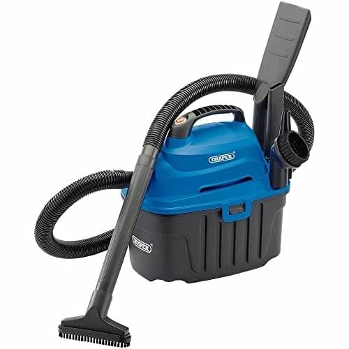 Image of Draper 10L Wet and Dry Vacuum Cleaner | 1000W Floor Cleaner | 1.5M flexible hose | 12 Accessories | 06489
