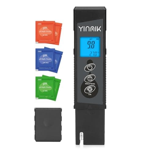 Image of YINMIK Digital Water pH Tester, New Improved pH Test Strip Display with ATC pH Meter for Pool, Spa, Hot Tub, pH Pen for Indoor Plants, Drinking Water, Wine, Beer, Aquariums