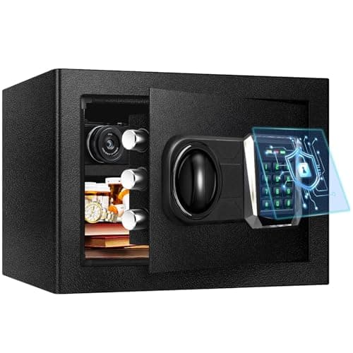 Image of ToruKeep 30L Fireproof Steel Security Safe Box – Digital Keypad, Smart Anti-Theft Alarm, Removable Shelves, Combination Lock, Type-C Backup, Fire Document Bag for Home Office Hotel (35x25x25cm)