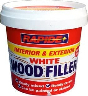 Image of 500g Wood Filler for Indoor & Outdoor General Repairs to Wood (Wood Filler White)