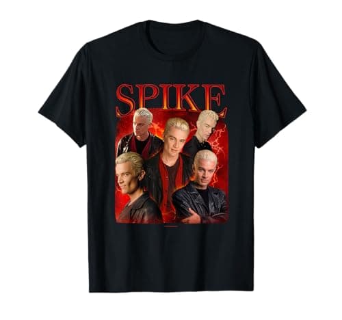 Image of Buffy The Vampire Slayer Iconic Spike 90's Collage Poster T-Shirt