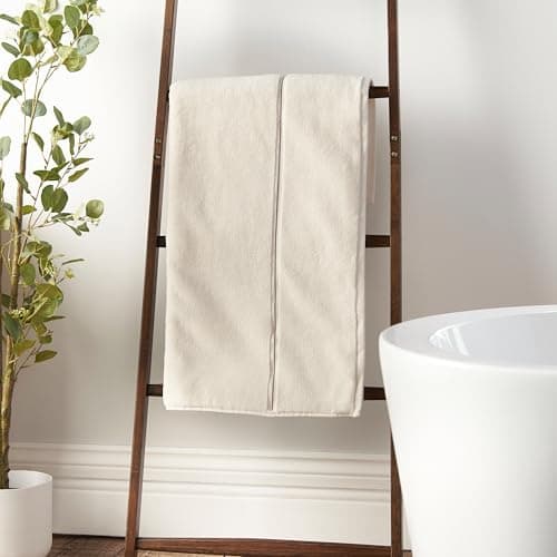 Image of Bianca Zero Twist Satin Stitch Cotton 50x85 cm Hand Towel Cream