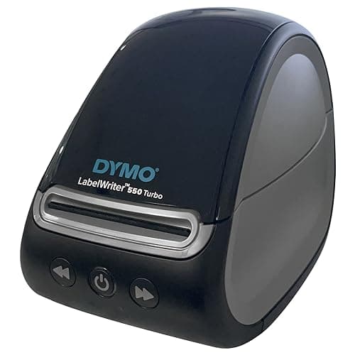 Image of DYMO LabelWriter 550 Turbo Direct Thermal Label Maker - USB and LAN Connectivity Monochrome Label Printer - 300 dpi, Print up to 90 Labels Per Minute, Auto Label Recognition - BROAGE Printer_Cable