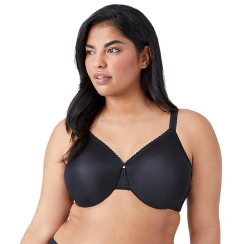 Image of Wacoal Women's Full Figure Simple Shaping Minimiser Bra, Black, 42DD