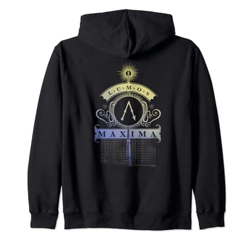 Image of Harry Potter Lumos Maxima Zip Hoodie