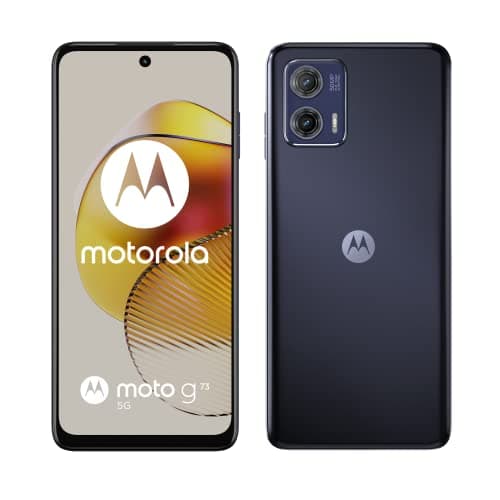 Image of Motorolo moto (g73 5G, 6.5" Full HD 120 Hz Display, 5G, Octa Core Processor, Android 13, 8/256 GB, Dual SIM), Midnight Blue (Renewed)