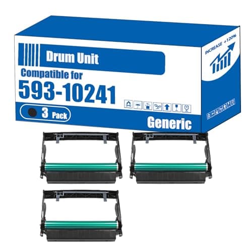 Image of TOEPPEX Compatible for Dell 593-10241 Drum Unit 1720 1720dn Printers, High Yield 30000 Pages, Accurate Imaging Rich Colors (3 Pack Black)