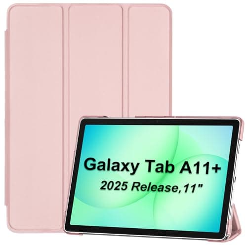 Image of ProCase Case for Samsung Galaxy Tab A11+ (SM-X230) 2025/ A9+ (SM-X210) 2023 11 Inch, Galaxy Tab A11 Plus/A9 Plus 11 Inch Tablet Case, Cover with Auto Sleep/Wake -Light Pink