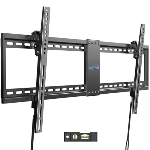 Image of Suptek Tilt TV Wall Mount Bracket for Most 42-90 inch TV, Universal Mount with Max 800x400mm VESA and 70kg Loading Capacity, Fits Studs 24" Apart, Low Profile with Bubble Level, MT5084