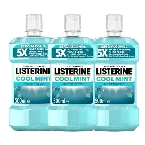 Image of Zero Cool Mint Mouthwash Milder Taste 500ml x 3