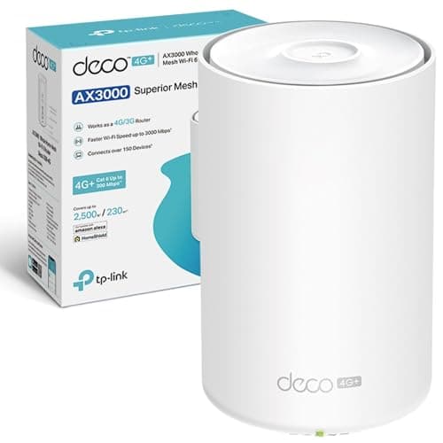 Image of TP-Link Deco X50-4G AX3000 Whole Home Wi-Fi 6, Add on Single Unit for All WiFi 7/6/5 Deco Mesh Pack for Extended Coverage Requirement, Connects up to 150 Devices, HomeShield, Works with Alexa