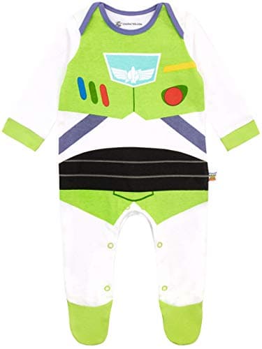 Image of Disney Baby Boys Toy Story Sleepsuit Buzz Lightyear Multicoloured Age 0 to 3 Months