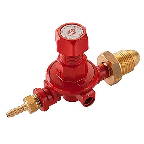 Image of Tezla Cavagna Propane 0.5-4 bar Adjustable Regulator POL x 6.3 mm Nozzle 8-14 Kg/h